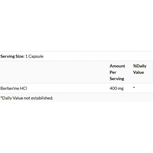 SWANSON Berberine 400 mg Food Supplement 60 caps.