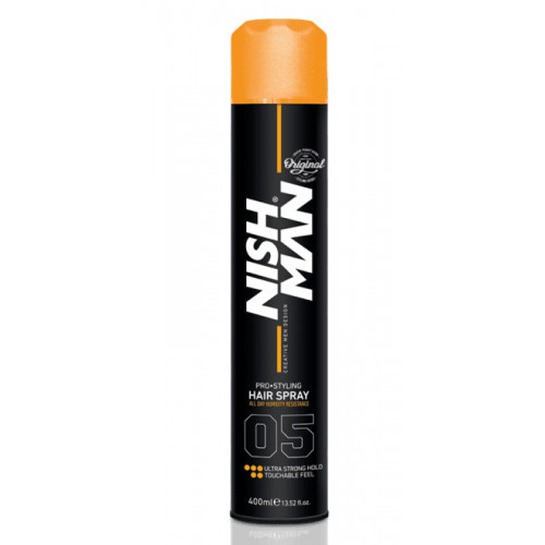 Nishman Ultra Strong Hold Hairspray 05 400ml