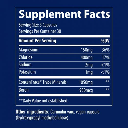 Trace Minerals ConcenTrace Trace Mineral Capsules 90 capsules