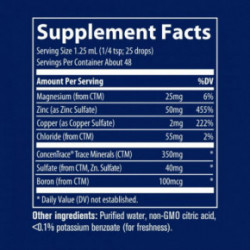 Trace Minerals Ionic Zinc 50mg 59ml