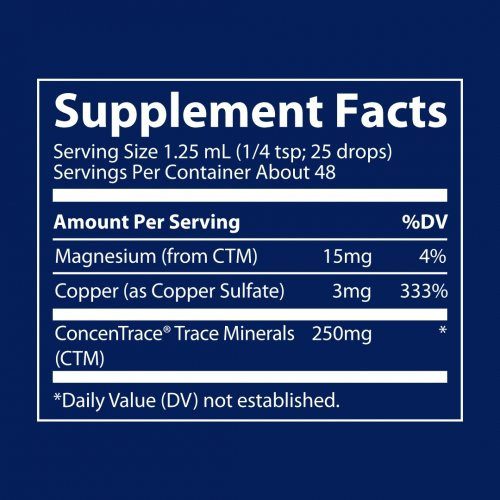 Trace Minerals Ionic Copper 3mg 59ml