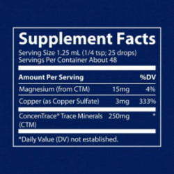 Trace Minerals Ionic Copper 3mg 59ml