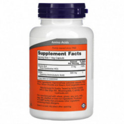 NOW Foods GABA 500mg 100 capsules