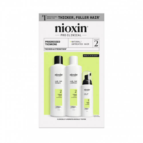 Nioxin Pro Clinical System 2 Kit 300ml+300ml+100ml