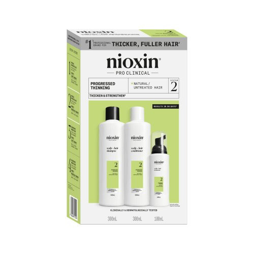 Nioxin Pro Clinical System 2 Kit 300ml+300ml+100ml