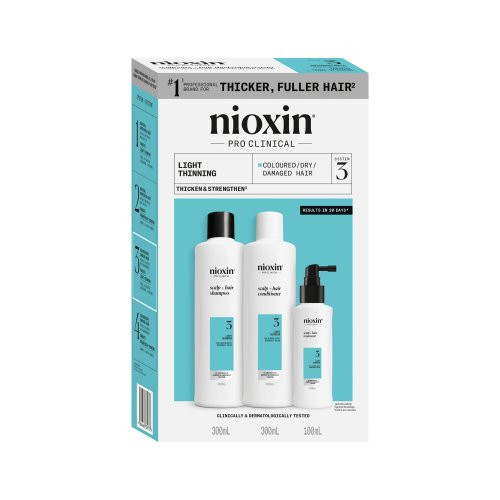 Nioxin Pro Clinical System 3 Kit 300ml+300ml+100ml