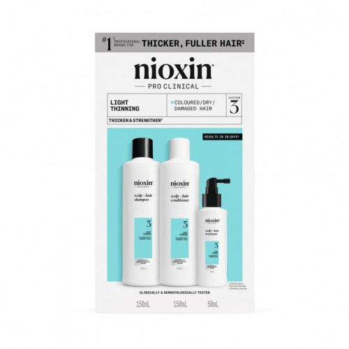 Nioxin Pro Clinical System 3 Kit 300ml+300ml+100ml