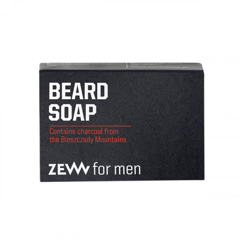 ZEW Beard Soap With Charcoal 85g