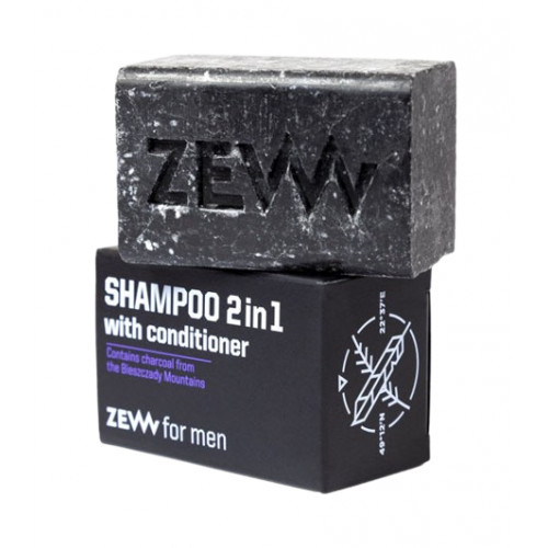 Photos - Hair Product ZEW 2in1 Shampoo & Conditioner with Charcoal 85ml 