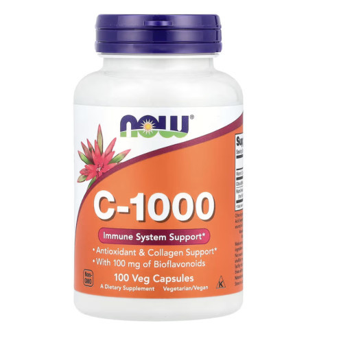 NOW Foods Vitamin C-1000 With Bioflavonoids 100 capsules