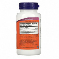 NOW Foods CoQ10 with Hawthorn Berry, 100 mg 90 capsules