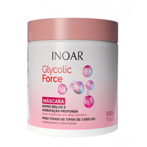 Inoar Glycolic Force Mascara Hair Mask 500ml