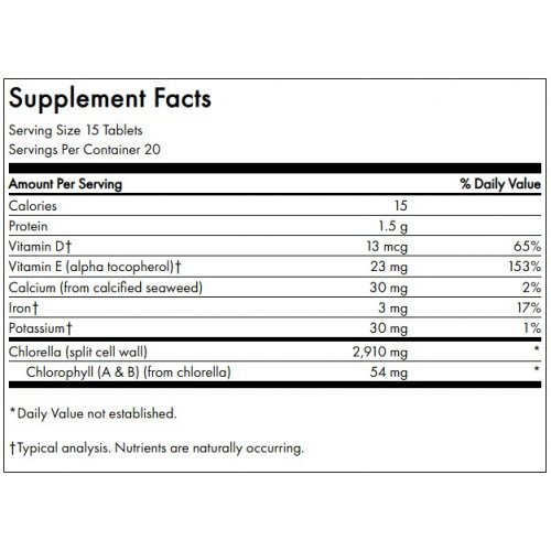 SWANSON Kyoto Chlorella 300 Tablets