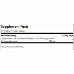 SWANSON Ginkgo Biloba Extract Cognitive Health 60mg 120 capsules