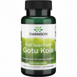 SWANSON Full Spectrum Gotu Kola Energy and Circulatory Support 435mg 60 caps.