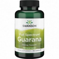 SWANSON Full Spectrum Guarana Energy Support 500mg 100 capsules