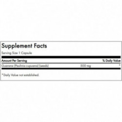 SWANSON Full Spectrum Guarana Energy Support 500mg 100 capsules