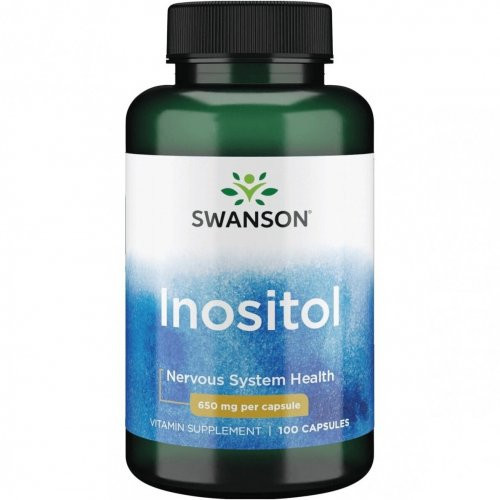 SWANSON Inositol Nervous System Health 650mg 100 capsules