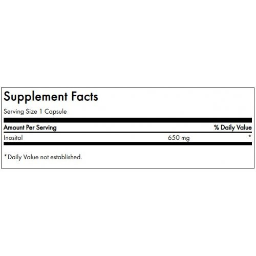 SWANSON Inositol Nervous System Health 650mg 100 capsules