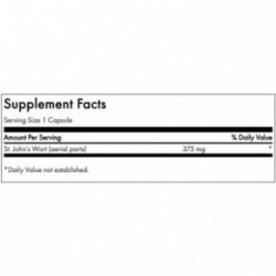 SWANSON Full Spectrum St. John's Wort Mental and Emotional Health 375mg 60 caps.