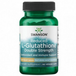 SWANSON Reduced L-Glutathione Double Strength Antioxidant and Immune Support 200mg 60 caps.