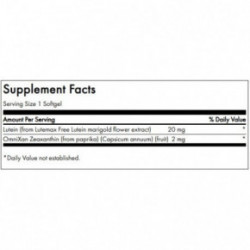 SWANSON Synergistic Eye and Vision Health Lutein and Zeaxanthin 60 caps.
