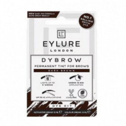Eylure Dybrow Permanent Tint For Brows Kit Dark Brown