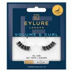 Eylure Volume & Curl False Lashes 3/4 Length No. 128