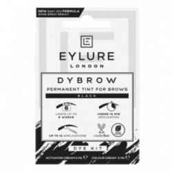 Eylure Dybrow Permanent Tint For Brows Kit Dark Brown