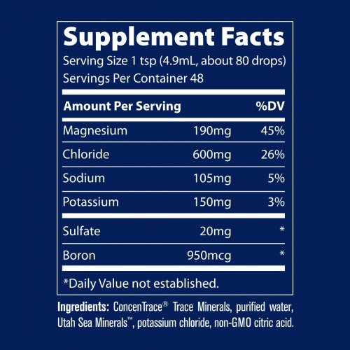 Trace Minerals 40,000 Volts Electrolyte Concentrate 237ml