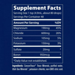 Trace Minerals 40,000 Volts Electrolyte Concentrate 237ml