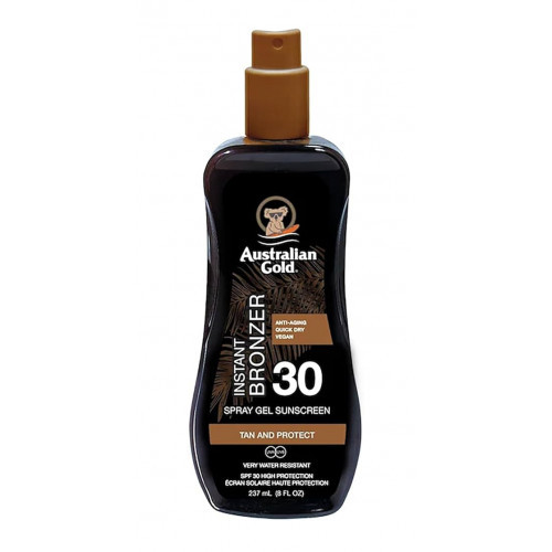 Australian Gold Spray Gel with Instant Bronzer SPF30 237ml