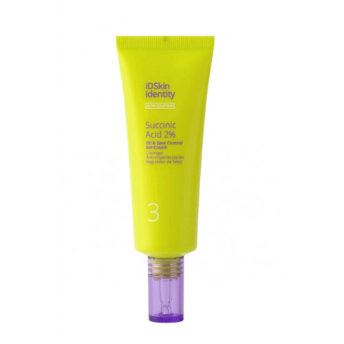 iD Skin Identity Acne Solution Succinic Acid 2% Oil & Spot Control Gel-Cream 50ml