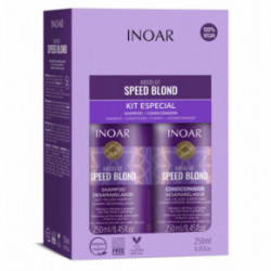Inoar Speed Blond Duo Kit priemonių rinkinys šviesiems plaukams 