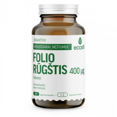 Ecosh Folic Acid 400mg 90 capsules