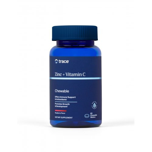 Trace Minerals Zinc + Vitamin C Chewable 40 mg | 250 mg 60 caps.