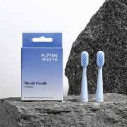 Alpine White Sonic Toothbrush Replacement Heads 2pcs