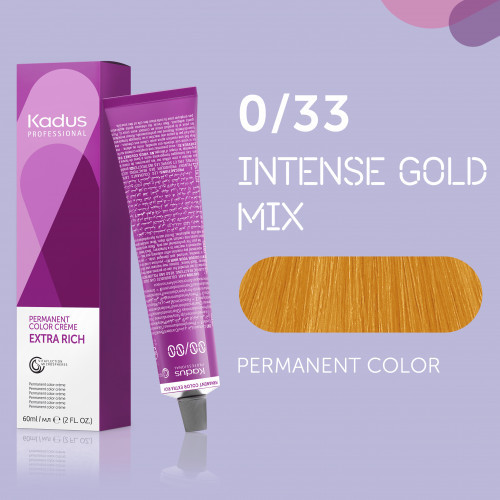 Kadus Professional Extra Rich Creme Permanent Hair Color 60ml