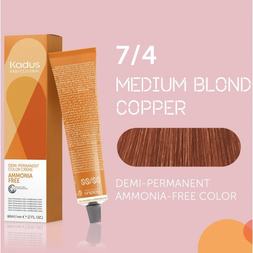 Kadus Professional Demi‑Permanent Ammonia‑Free Color 60ml