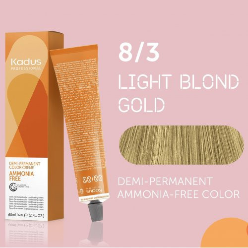 Kadus Professional Demi‑Permanent Ammonia‑Free Color 60ml