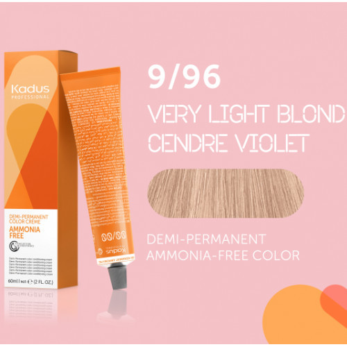 Kadus Professional Demi‑Permanent Ammonia‑Free Color 60ml