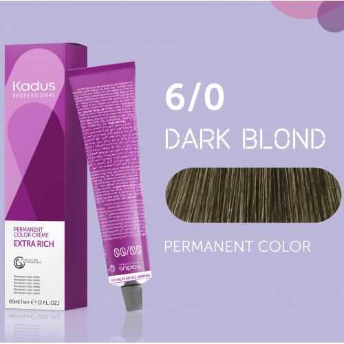 Kadus Professional Extra Rich Creme Permanent Hair Color 60ml