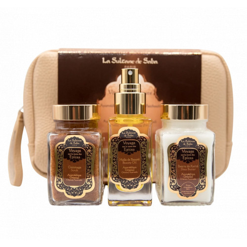La Sultane De Saba Ayurvedic Body Gift Set 100ml+100ml+50ml