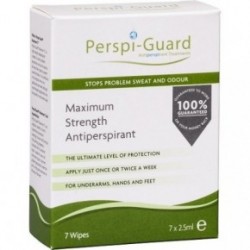 Perspi-Guard Maximum Strength Antiperspirant Wipes 7pcs