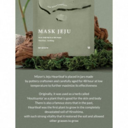 Mizon Joyful Time Mask Jeju Heartleaf 1pcs