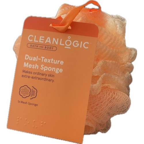 Cleanlogic Bath & Body Dual-Texture Mesh Green