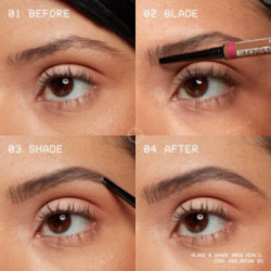 NYX Professional Makeup Blade & Shade Nano Brow Pencil 01 Ash Blonde
