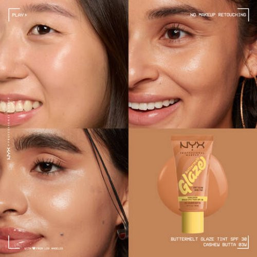 NYX Professional Makeup Buttermelt Glaze Soft Glow Skin Tint SPF30 30ml