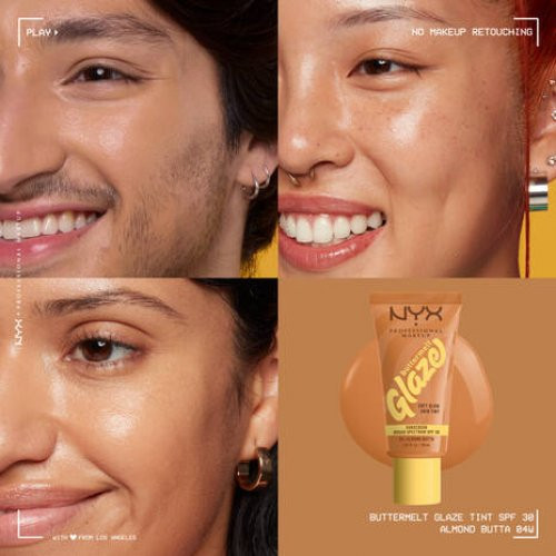 NYX Professional Makeup Buttermelt Glaze Soft Glow Skin Tint SPF30 30ml