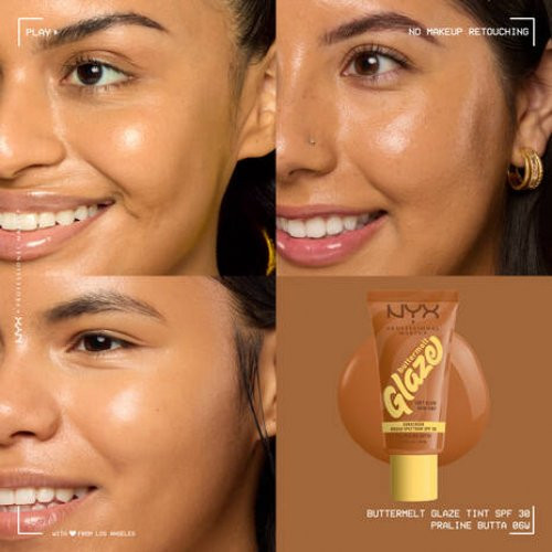 NYX Professional Makeup Buttermelt Glaze Soft Glow Skin Tint SPF30 30ml